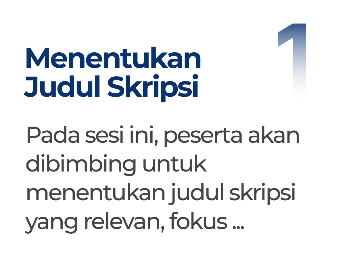 Menentukan Judul Skripsi